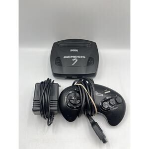 SEGA Genesis 3 Console - Cleaned, Tested, and Working - OEM Adapter & Controller